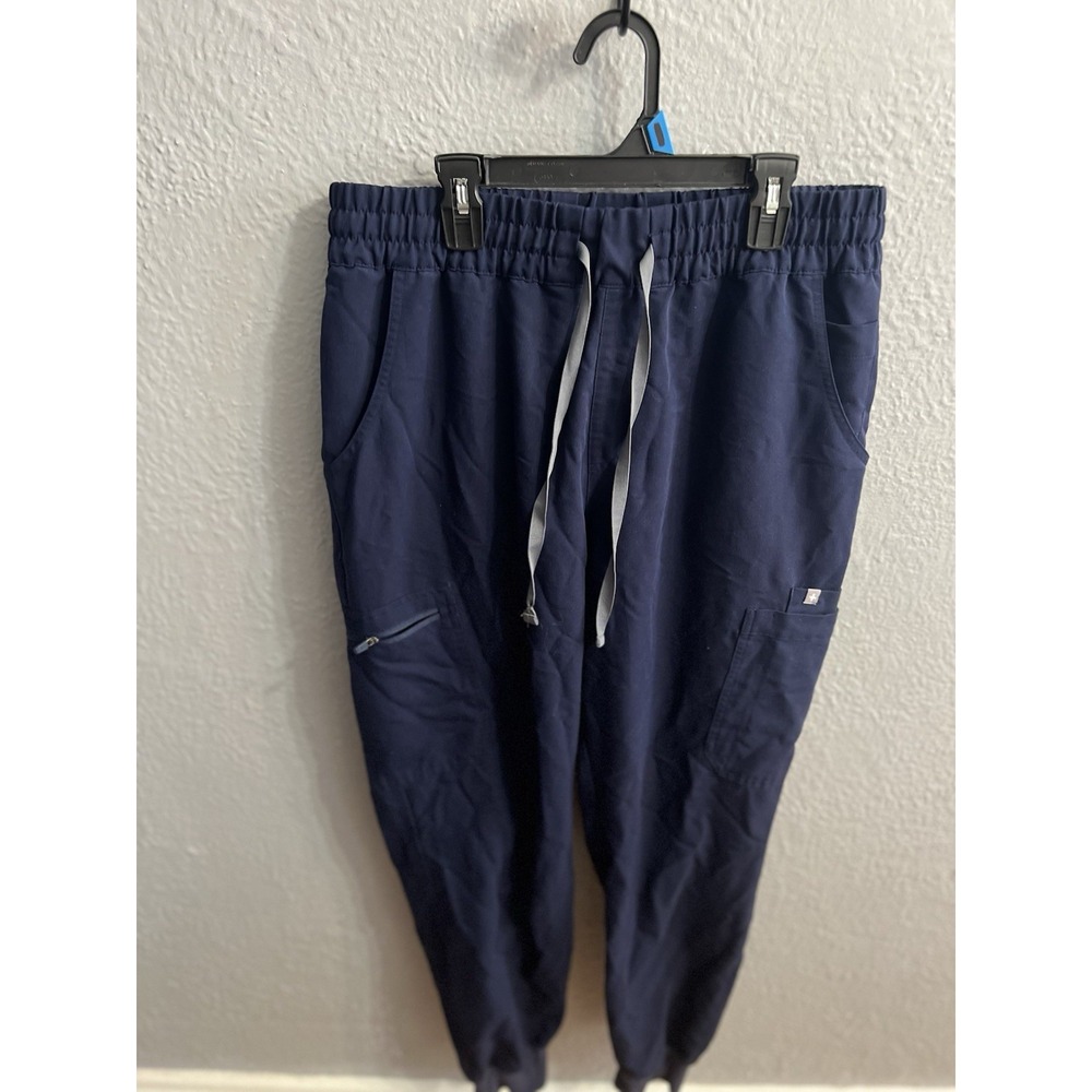 FIGS Technical Collection Blue  Scrub Jogger Pants Womens Size Large